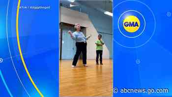 WATCH:  Teacher and student have dance-off