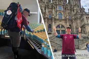 Pelgrim Christophe uit Beringen komt al na 73 dagen aan in Compostela, week vroeger dan gepland