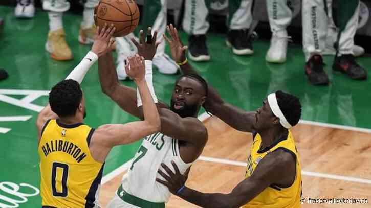 Tatum scores 36, Celtics edge Pacers 133-128 in OT to take Game 1 of East finals