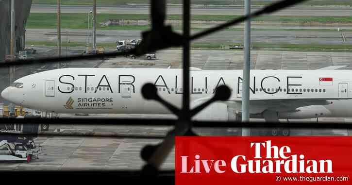 News live: Australian passenger describes being ‘flung to the roof and then to the floor’ on flight to Singapore