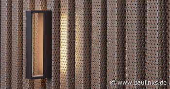 Neue Fassadenprofile mit unterschiedlichen Kantungen von VMZINC