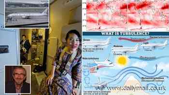 Severe turbulence is set to get even WORSE thanks to climate change, scientists warn as a passenger is killed and multiple others injured on a UK flight to Singapore