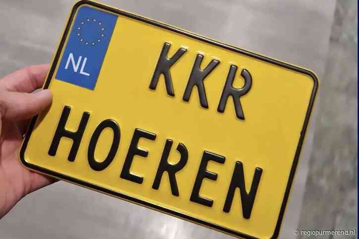 Politie neemt motorscooter en beledigende plaat in beslag bij Purmerender, ook geen rijbewijs