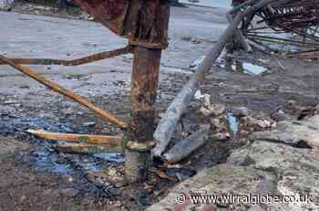 Pipe leaking oil into Mersey off Rock Ferry to be removed in days