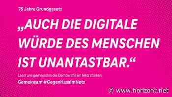 75 Jahre Grundgesetz: Telekom gratuliert und mahnt: Auch die digitale Würde ist unantastbar