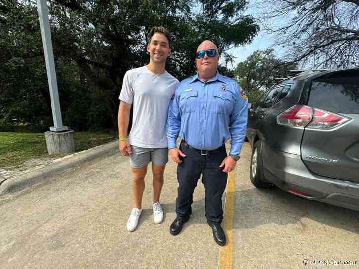 Man reunites with off-duty Austin firefighter who saved his life