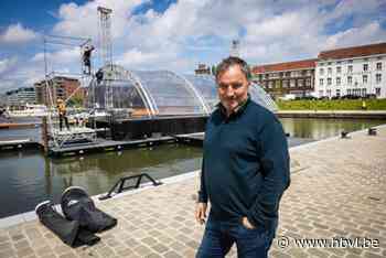 Drijvend podium krijgt vorm in kanaalkom voor 39ste Live in Hasselt