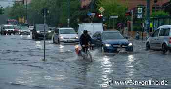 Unwetter in MV und Potsdam sorgen für Überschwemmungen –  Sturm, Hagel und Blitze