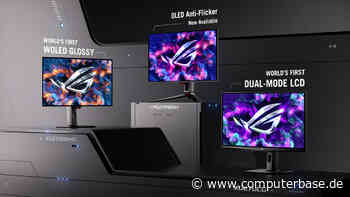 Neue Asus-Monitore: Erstmals Dual-Mode bei LCD und ein Glossy-OLED-Modell