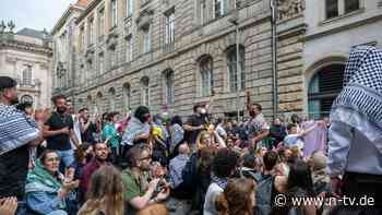 Präsidium sucht das Gespräch: Palästina-Aktivisten besetzen Humboldt-Uni