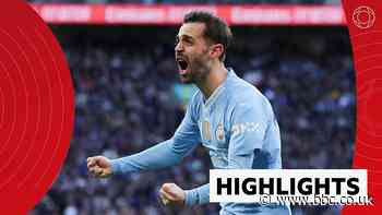 Late Silva goal sends Man City into FA Cup final