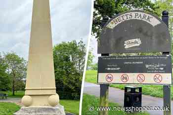 Betts Park Anerley's new monument 'looks like penis'