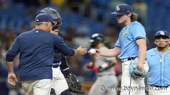 Red Sox beat Rays 8-5 to complete a three-game sweep