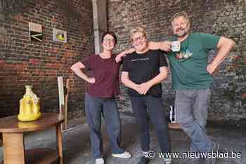 Drie kunstenaars tonen werk in oude kolenloods