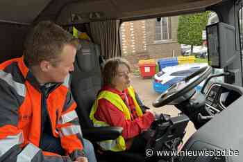 Looise Leerlingen kruipen in de huid van truckchauffeur en ontdekken gevaren van dodehoekongeval