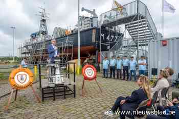 Mijnenveger M477 op  Droogdokkensite wordt als beschermd erfgoed erkend