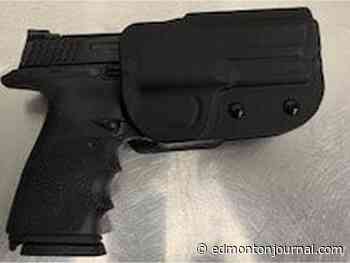 Gun, bulletproof vest seized after man found passed out at wheel: Edmonton police