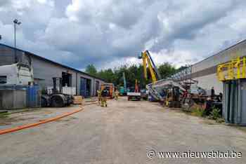 Brand op bedrijfssite snel onder controle