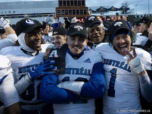 Carabins quarterback Jonathan Senecal among finalists for university sport awards