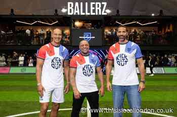 Rio Ferdinand launches Bluewater’s Ballerz football dome