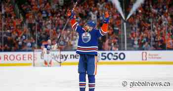 Oilers defenceman Evan Bouchard helps power Edmonton’s playoff push