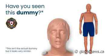 Have you seen Bob? Strathmore Fire Department searching for wayward dummy