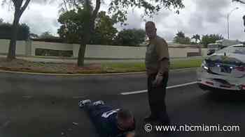 ‘I drank too much': Video shows on-duty Miami-Dade detective losing balance after DUI arrest