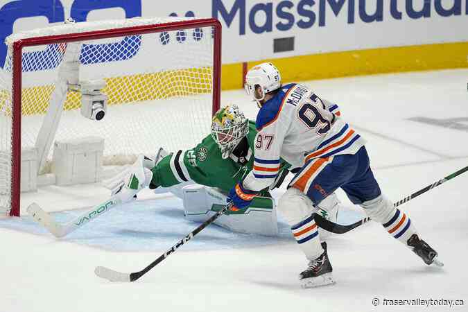 McDavid scores in double overtime, Oilers grab 1-0 lead in Western Conference final