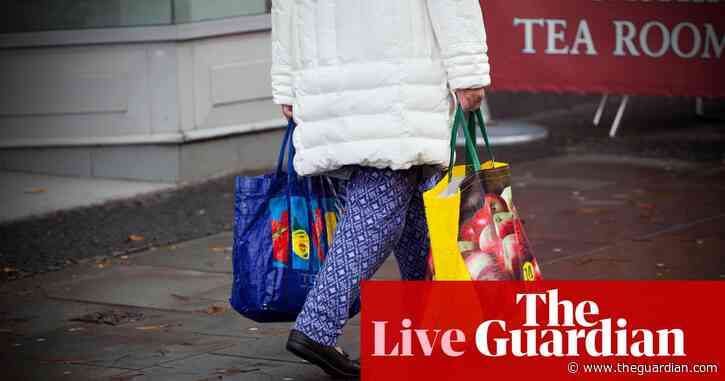 Retail sales tumble across Britain in April; energy price cap falls 7% – business live