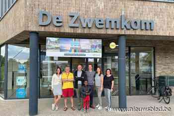 Sportspoor wordt olympisch dorp (met zwembad als Seine)