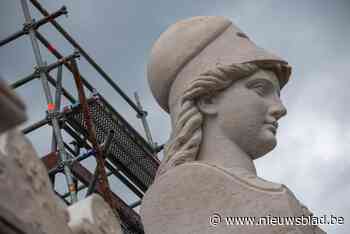 Eerste deel gerestaureerde gevel Justitiepaleis vrijdag onthuld