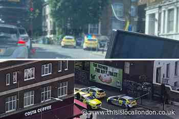 Parkfield Road New Cross stabbing: Pictures from scene