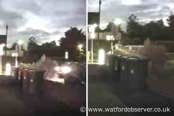 Car hits redesigned Woodmere Avenue width restriction