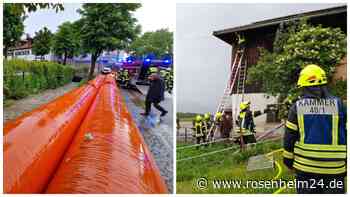 Blitzeinschlag und vollgelaufene Keller: Hier hat das Unwetter in der Region besonders gewütet