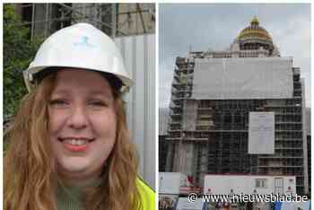 Na 40 jaar stellingen is klein gedeelte Justitiepaleis onthuld: “Bewijs dat het toch vooruitgaat”