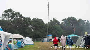 Handyempfang auf dem Festival: Mobile Funktürme müssen aushelfen