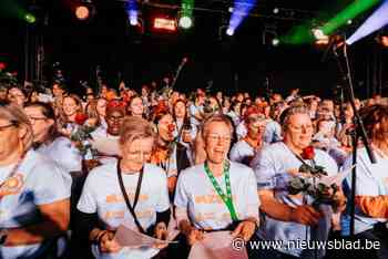 AZS start meteen volle bak: met grootste zangkoor van Vlaanderen en herbruikbare bekers
