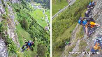 Einsatzkräfte fassungslos: Bergretter müssen Vater und Tochter von 200 Meter hoher Wand retten