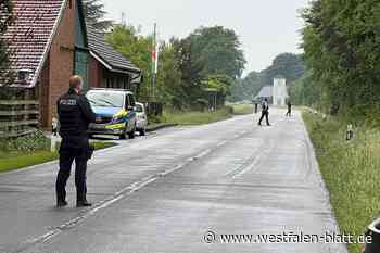 Einbruch in Greffen - Polizeihubschrauber im Einsatz