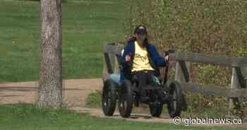 Edmonton youth gets new lease on life with all-terrain wheelchair