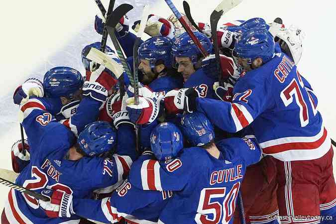 Goodrow scores in overtime, Rangers outlast Panthers 2-1 in Game 2 to even Eastern Conference final