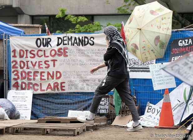 Private property or public space? Encampments spark debate over campus status