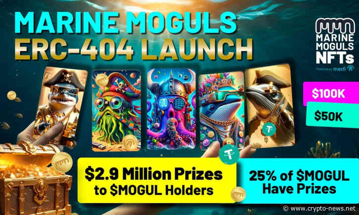 Marine Moguls ERC-404 Launch with $2.9 Million in Prizes for Token Holders