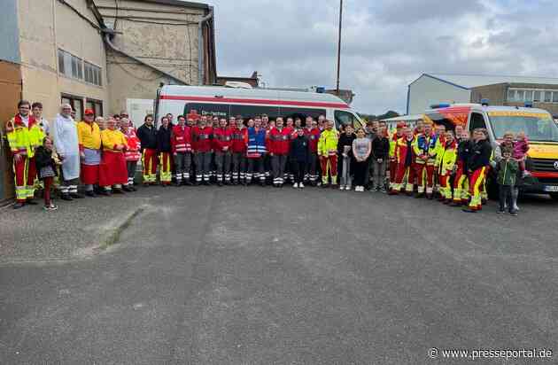 FW-MG: Mönchengladbacher Hilfsorganisationen und Feuerwehr üben den Aufbau einer Betreuungsplatz-Bereitschaft 500 NRW