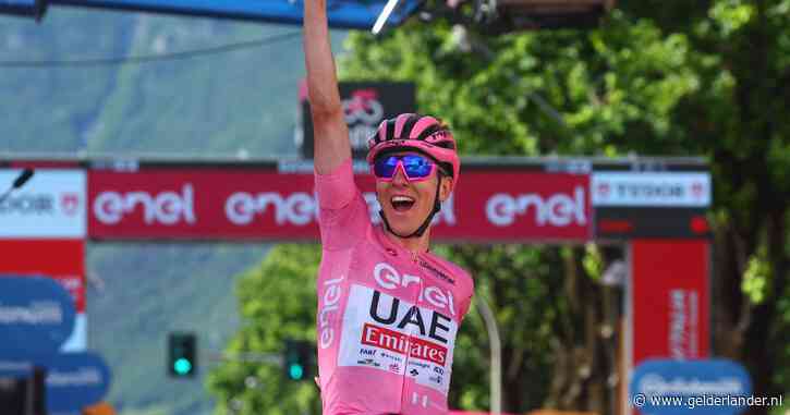 Tadej Pogacar bevestigt suprematie in Giro d’Italia met zesde ritzege, Thymen Arensman weer zesde in klassement