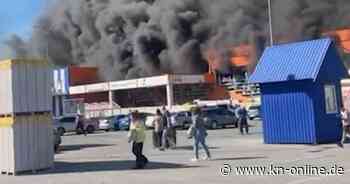 Ukraine-Krieg: Russische Fliegerbombe trifft Baumarkt in Charkiw – Tote und Verletzte