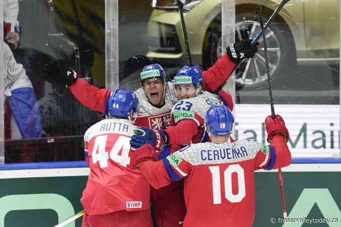 Czech Republic tops Sweden 7-3 to set up world ice hockey final against Canada or Switzerland