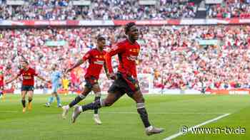 Aber Trainer ten Hag gefeuert?: Manchester United entzaubert City für FA-Cup-Triumph