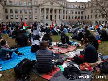 Paint splashed on statue of uOttawa founder J.H. Tabaret
