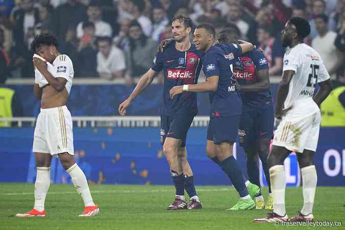 PSG wins the French Cup and completes the double in Mbappe’s last game